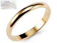 Vörös arany karikagyűrű
