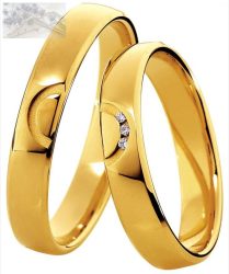 Sárga arany karikagyűrű