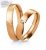 Vörös arany karikagyűrű