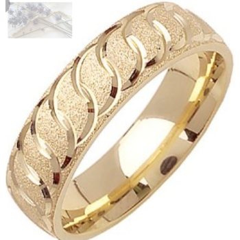 Sárga arany karikagyűrű